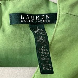 Vintage Ralph Lauren Green Cocktail Dress